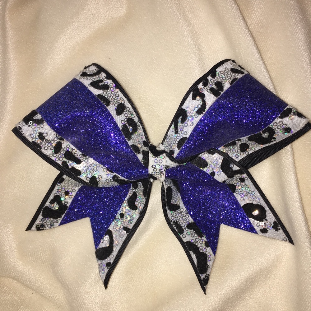 Cheetah Cheer Bow